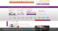 Desktop Screenshot of discounted-new-cars.com